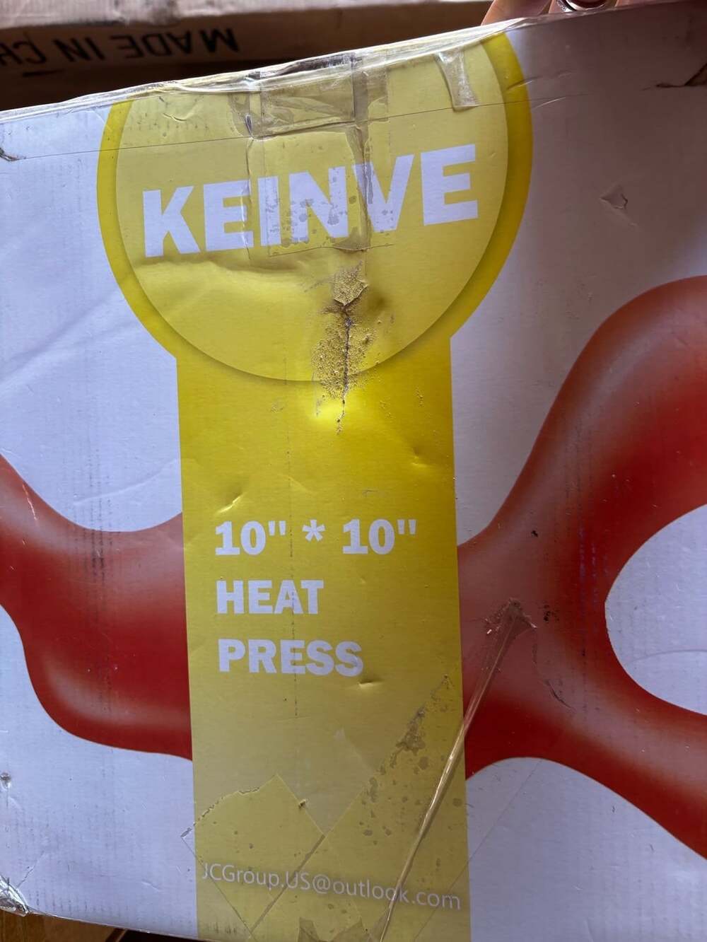 Heat Press Grey & White